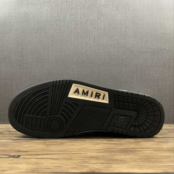 AMIRI Skeleton High Skel top Black Unisex Sneakers - Picture 3 of 13